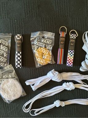 Vans Shoe Lace Bundle for all styles Rainbow and Checkerboard Laces